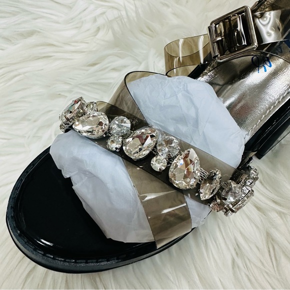 Chunky Clear Strap Platfrom Heel - Picture 8 of 8